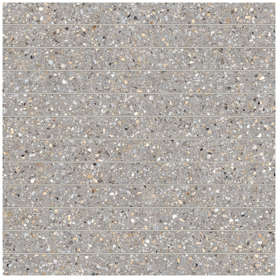 Bedrosians Mystere 12" x 12" Structured Porcelain 1x12" Mosaic