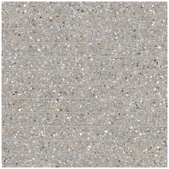 Bedrosians Mystere 12" x 12" Structured Porcelain 1x12" Mosaic