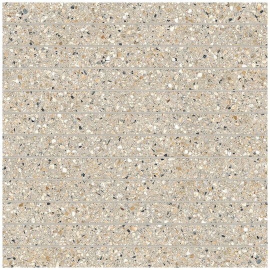 Bedrosians Mystere 12" x 12" Structured Porcelain 1x12" Mosaic
