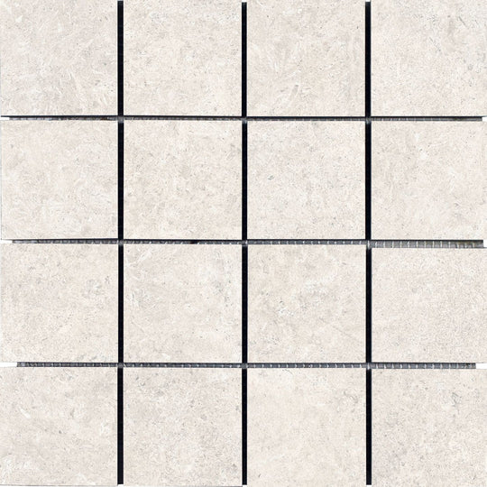 Tesoro 12" x 12" Kalkarea Matte Porcelain 3" Mosaic