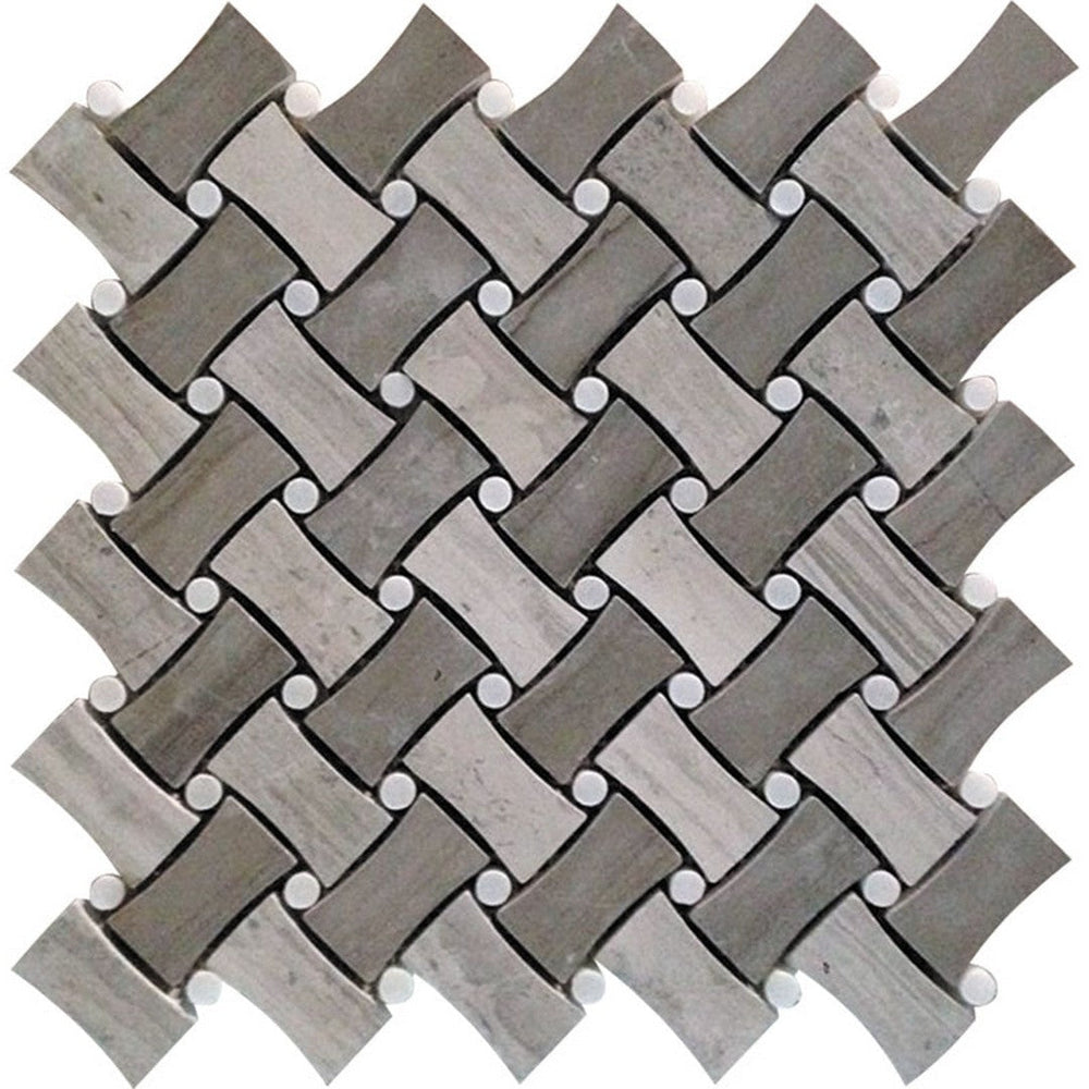 MiR Savannah 11" x 11" Natural Stone Mosaic Polished