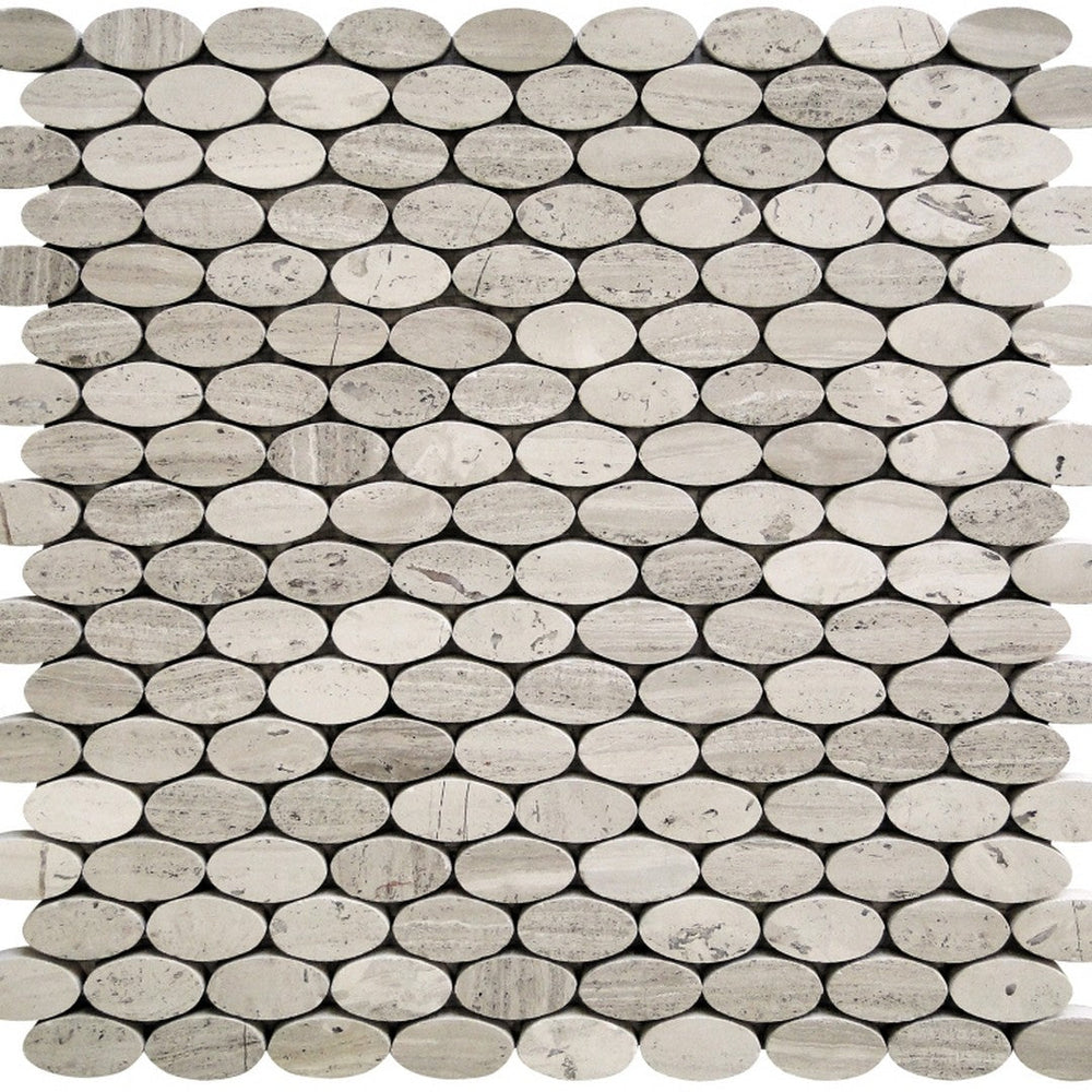 MiR Savannah 11.2" x 11.6" Natural Stone Mosaic Polished