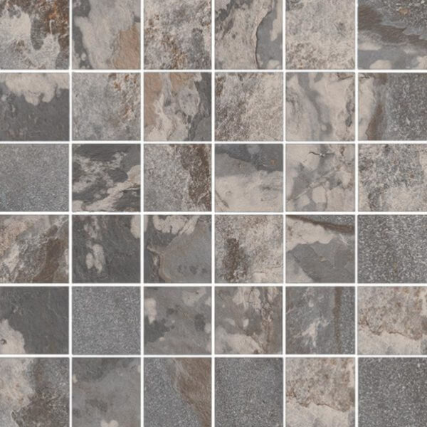 Happy Floors 12" x 12" Sierra Natural Porcelain 2" Mosaic