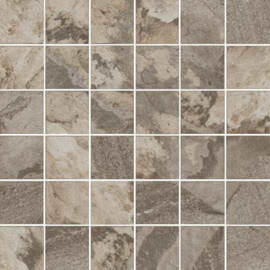 Happy Floors 12" x 12" Sierra Natural Porcelain 2" Mosaic