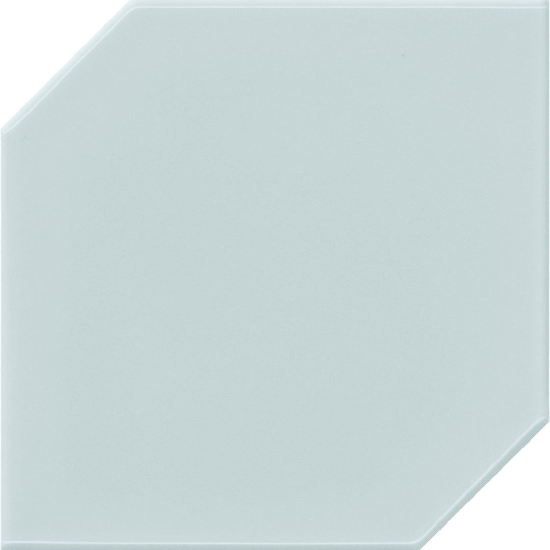 Daltile-Retrospace-Remix-6-x-6-Glossy-Ceramic-Hexagon-Undulated-Wall-Tile-Sky-Blue