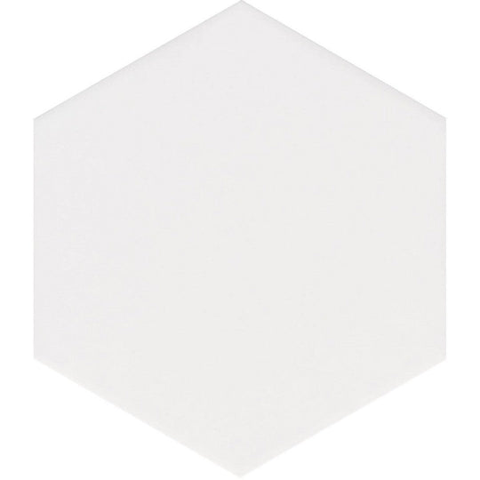 Floors 2000 Solids 8.5" x 10" Pressed Matte Porcelain Hexagon Tile