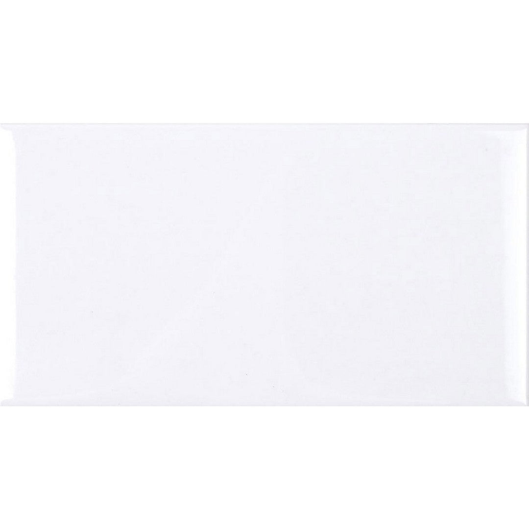 Tesoro 3" x 6" Classic Subway Pressed Glossy Ceramic Wall Tile