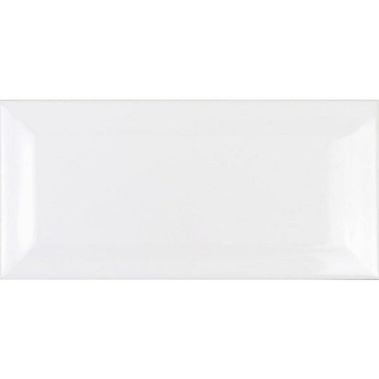 Tesoro 3" x 6" Classic Subway Pressed Glossy Ceramic Wall Tile