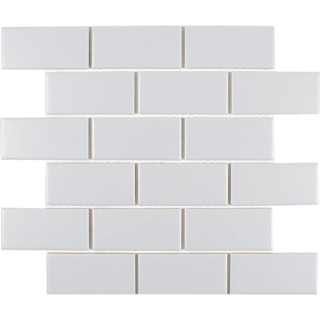 Tesoro 11.25" x 11.5" Gallery Pressed Textured Staggered Porcelain Mosaic