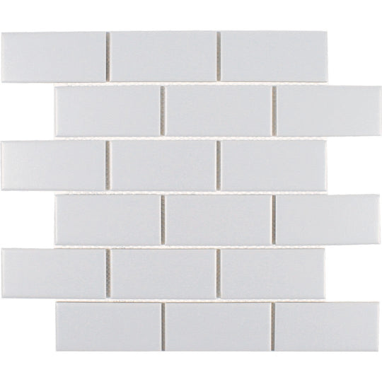 Tesoro 11.25" x 11.5" Gallery Pressed Textured Staggered Porcelain Mosaic