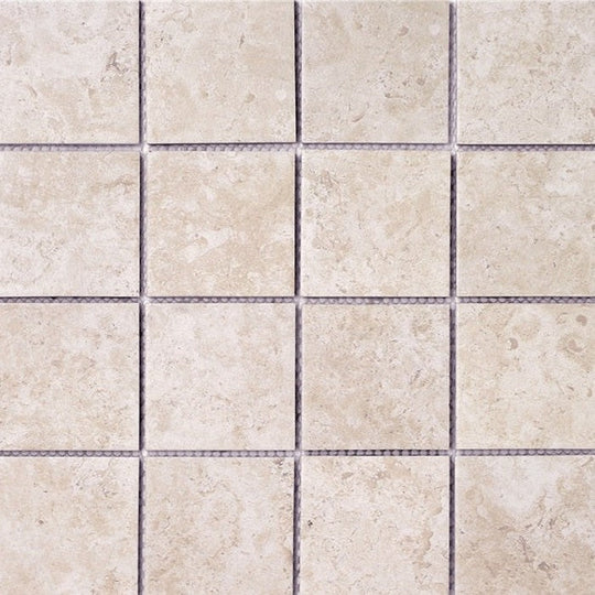 Tesoro 11.75" x 11.75" Gallery Pressed Textured Porcelain 3" Mosaic