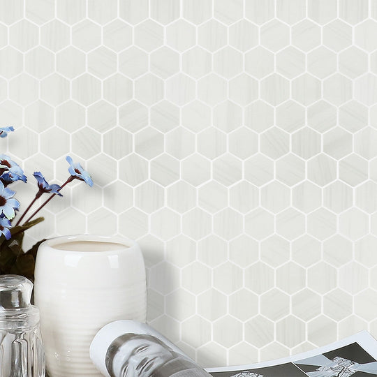 Tesoro-11.75-x-12-Native-Matte-2-Hexagon-Glass-Mosaic-Dolomite