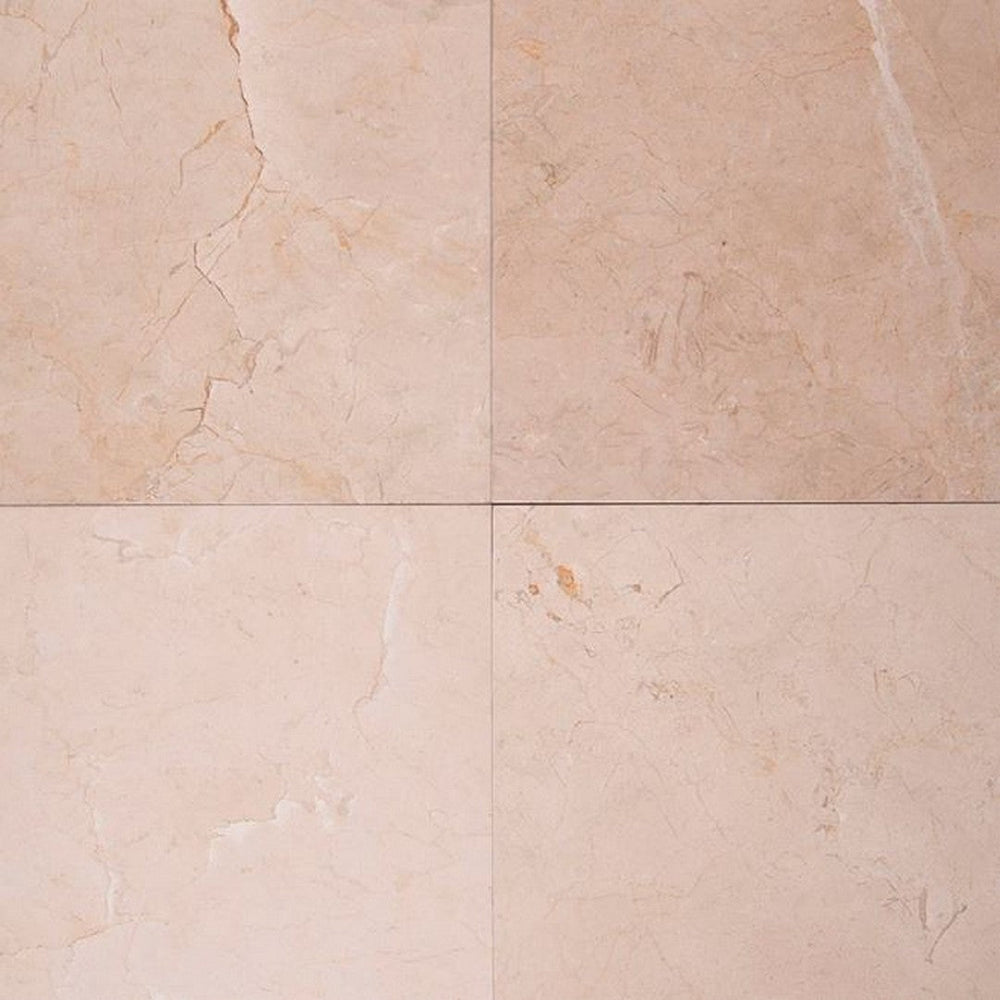 MS International Crema Marfil Classic 12" x 12" Polished Marble Tile