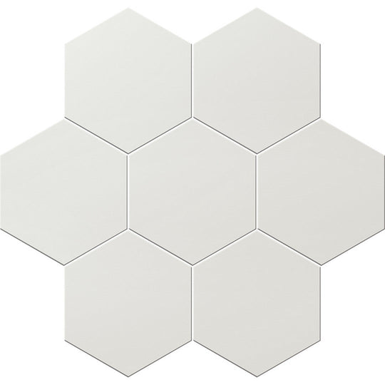 MiR-Terra-8-x-10-Matte-Hex-Porcelain-Tile-White