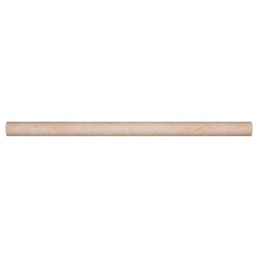 MS International Ivory 0.75" x 12" Honed Travertine Pencil Molding