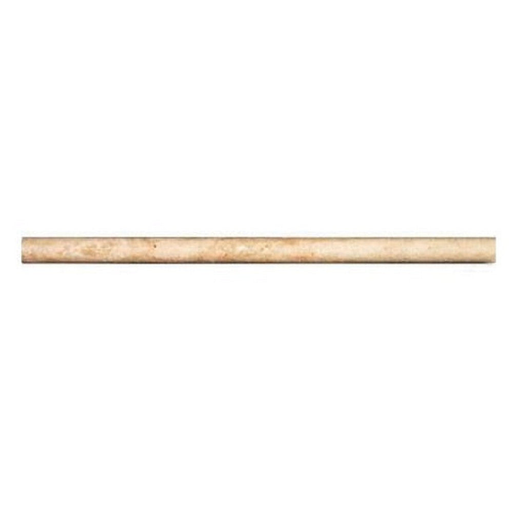 MS International Chiaro 0.75" x 12" Honed Travertine Pencil Molding