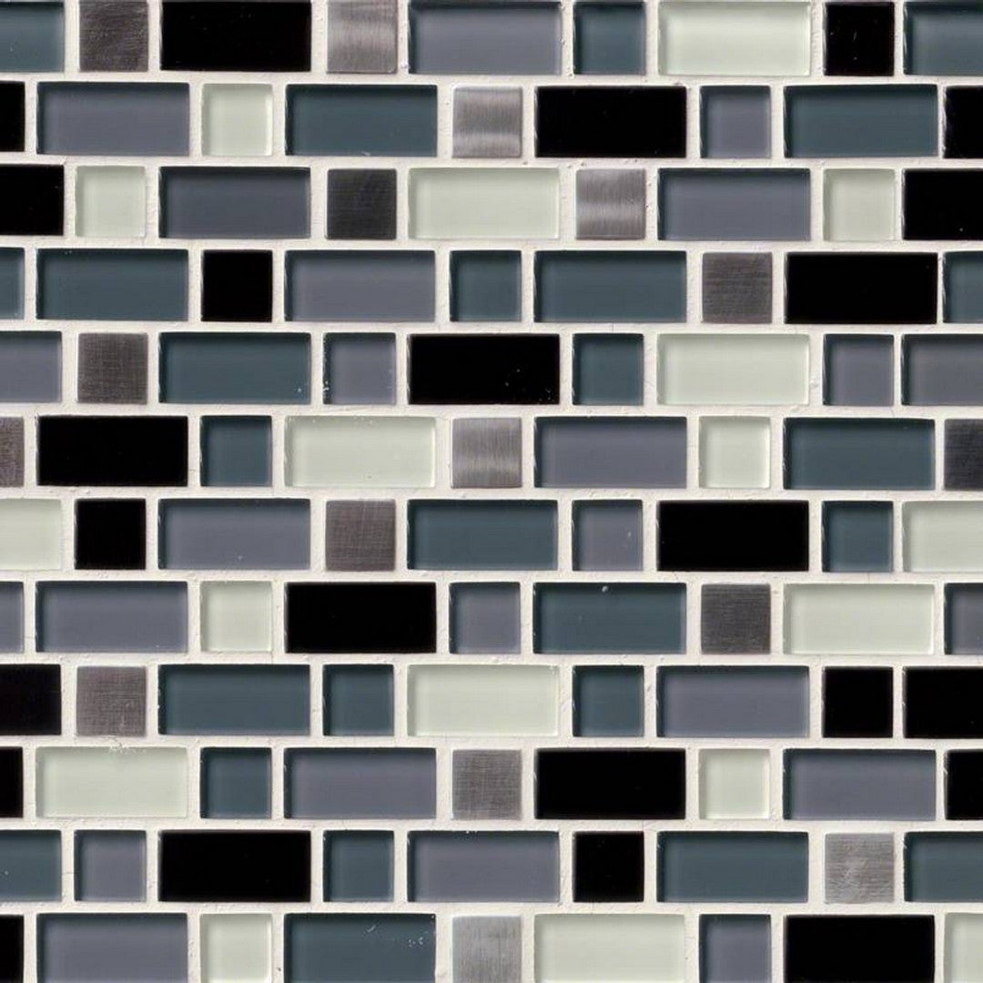 MS International Decorative Blend 12" x 12" Stone & Glass Mosaic