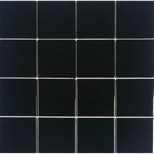 Tesoro 12" x 12" Crystal Glossy Glass 3" Mosaic