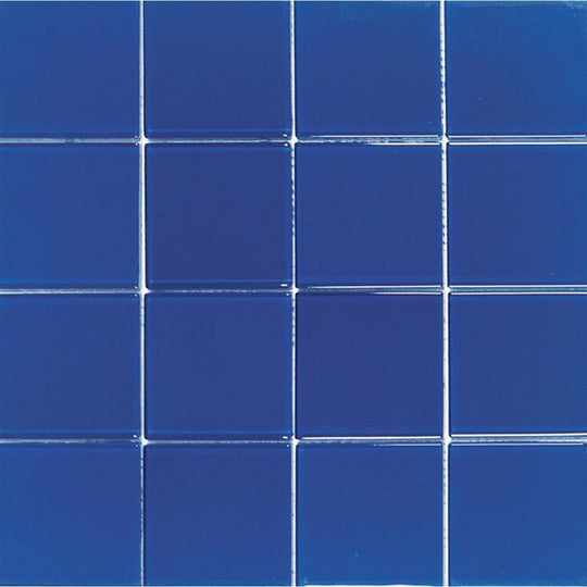Tesoro 12" x 12" Crystal Glossy Glass 3" Mosaic