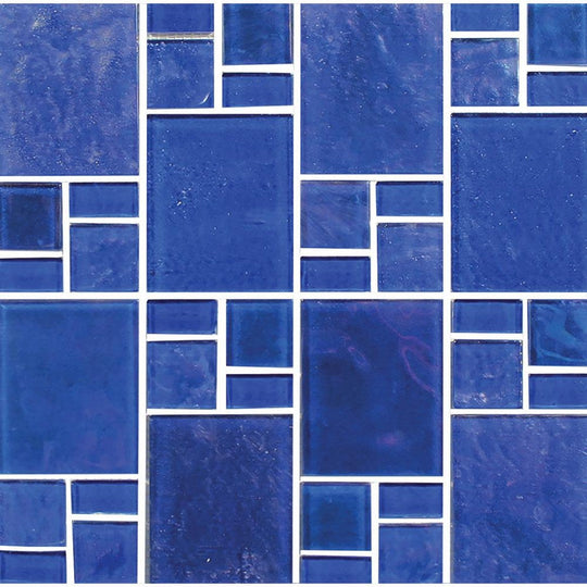 Tesoro 11.75" x 11.75" Piazza Random Glass Mosaic