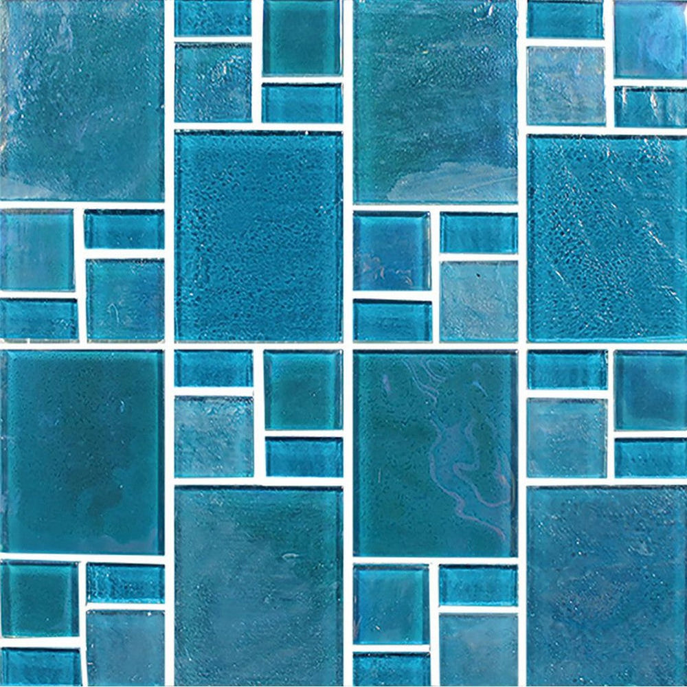 Tesoro 11.75" x 11.75" Piazza Random Glass Mosaic