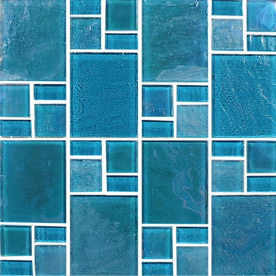 Tesoro 11.75" x 11.75" Piazza Random Glass Mosaic