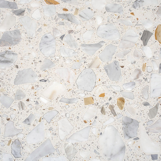 MiR Terrazzo 23.62" x 23.62" Rectified Natural Stone Mosaic Polished