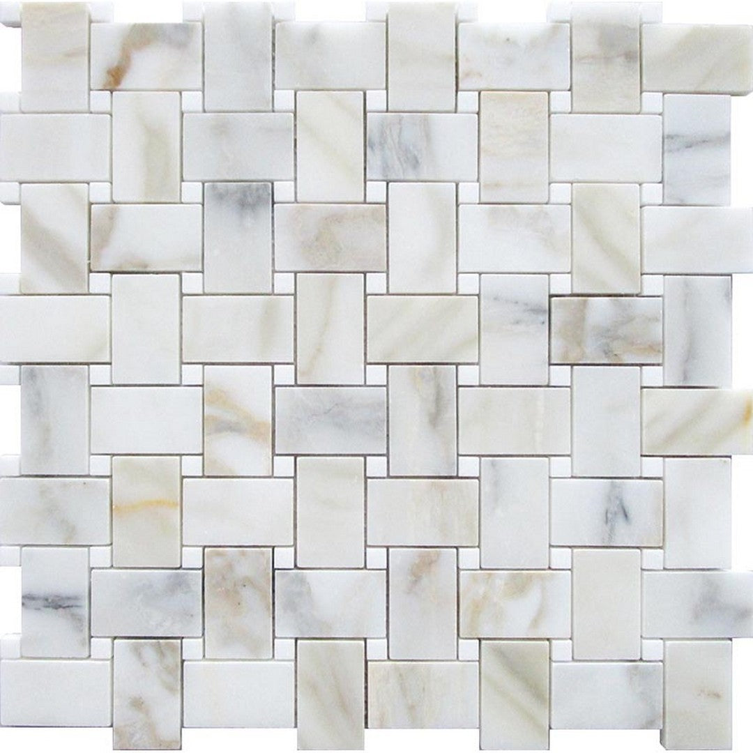 MiR Tuscany 12" x 12" Marble Mosaic Polished