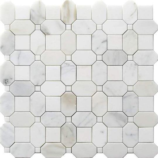 MiR Tuscany 12.2" x 12.2" Marble Mosaic Polished