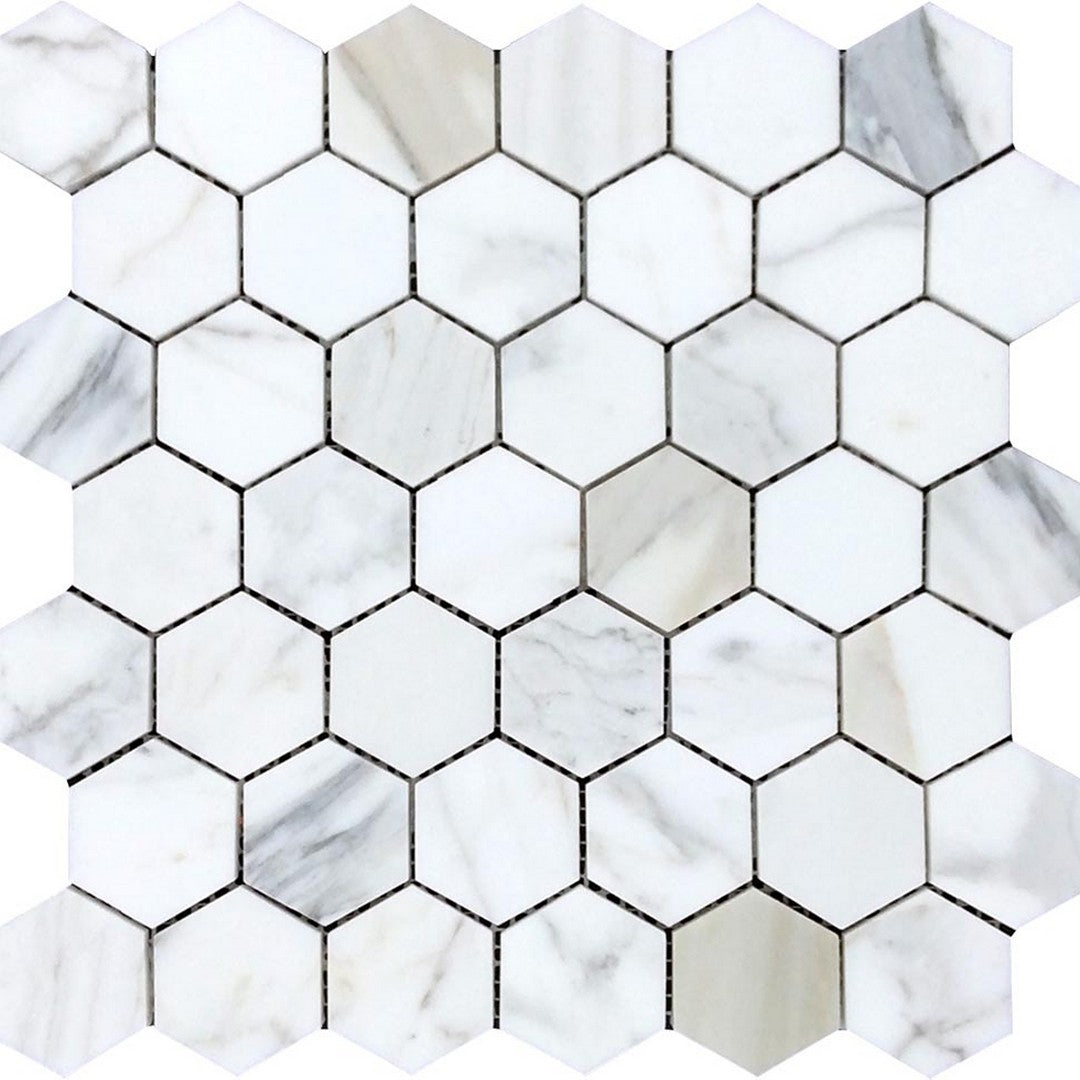 MiR Tuscany 11.8" x 11.8" Marble Mosaic Honed