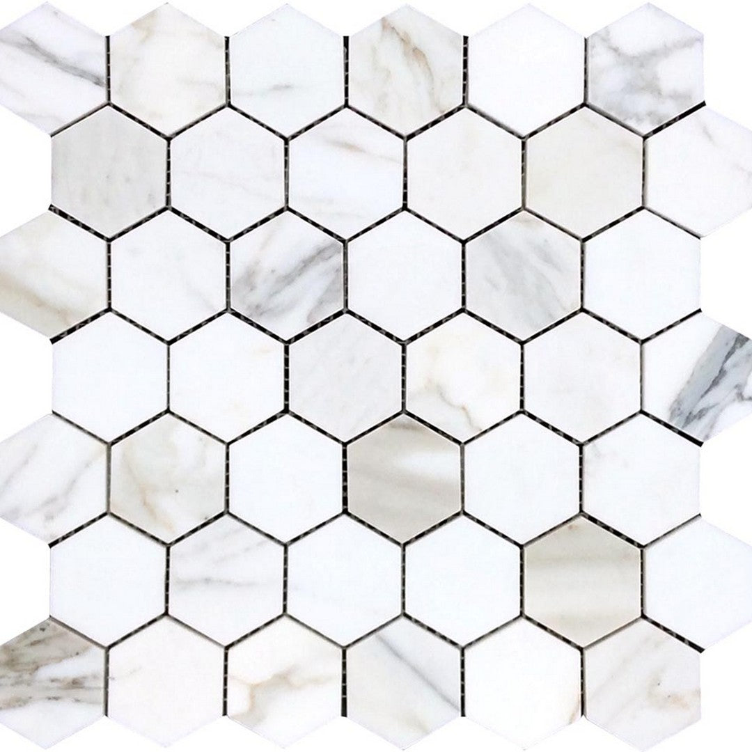 MiR Tuscany 11.8" x 11.8" Marble Mosaic Polished