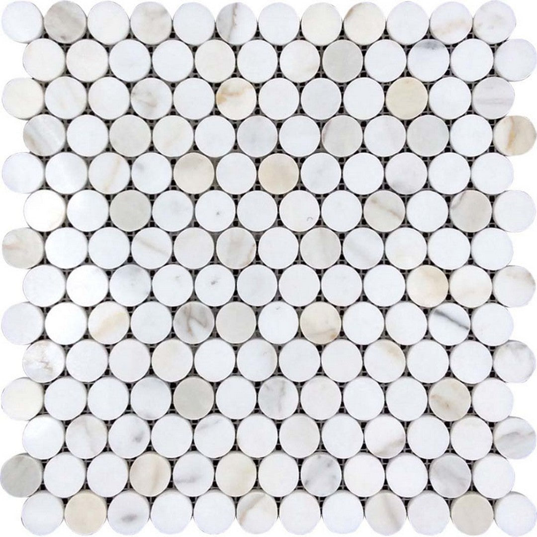 MiR Tuscany 11.2" x 11.5" Marble Mosaic Polished