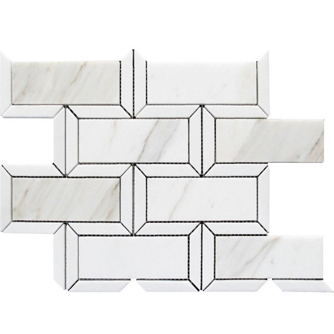 MiR Tuscany 9.6" x 12" Marble Mosaic Polished