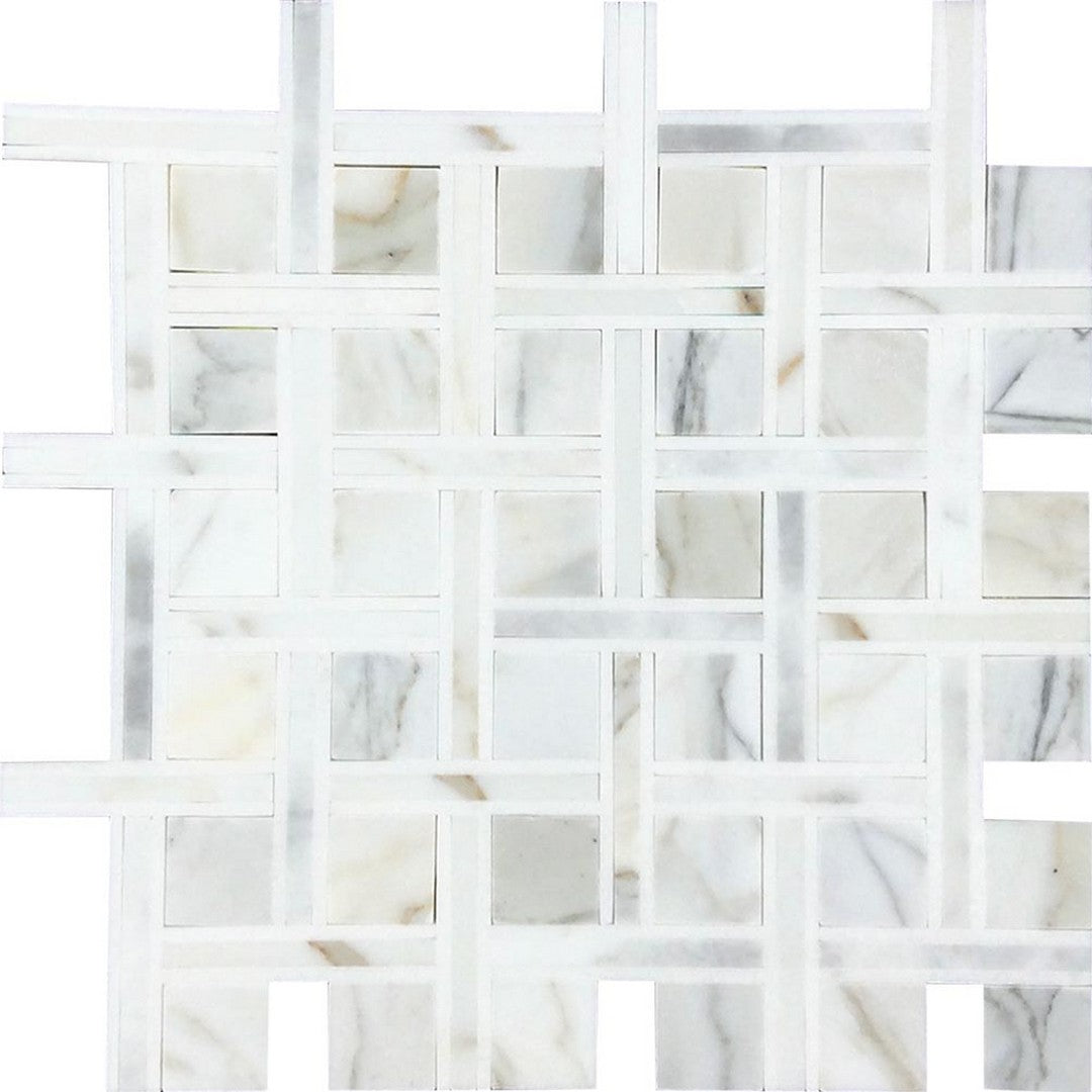 MiR Tuscany 12" x 12" Marble Mosaic Polished