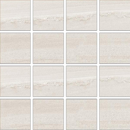 Tesoro 12" x 12" Isla Pressed Porcelain 3" Mosaic
