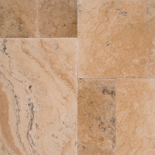 MS International Philadelphia 8" x RL Travertine Versailles Pattern Tile Mixed Finish