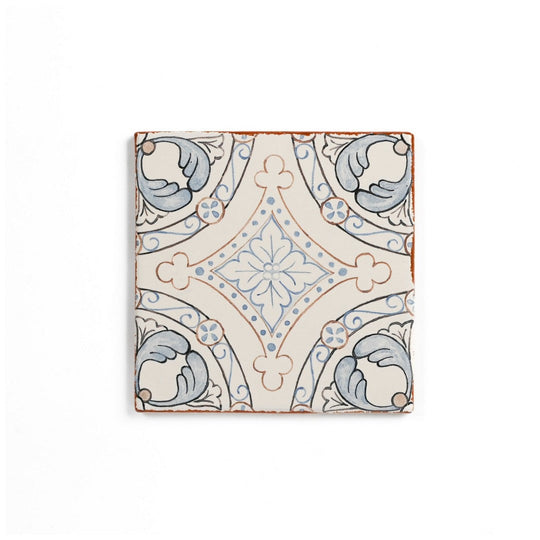 Bedrosians Palmetto 6" x 6" Matte Ceramic Terracotta Field Wall Tile