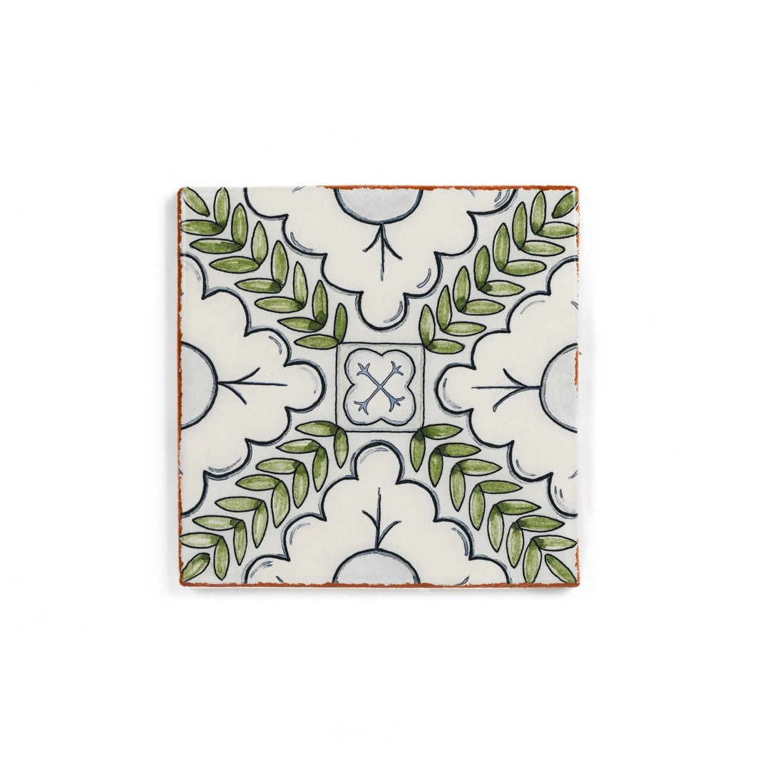Bedrosians Palmetto 6" x 6" Matte Ceramic Terracotta Field Wall Tile