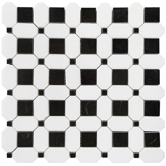 MiR Tuxedo Park 12.1" x 12.1" Natural Stone Mosaic Polished