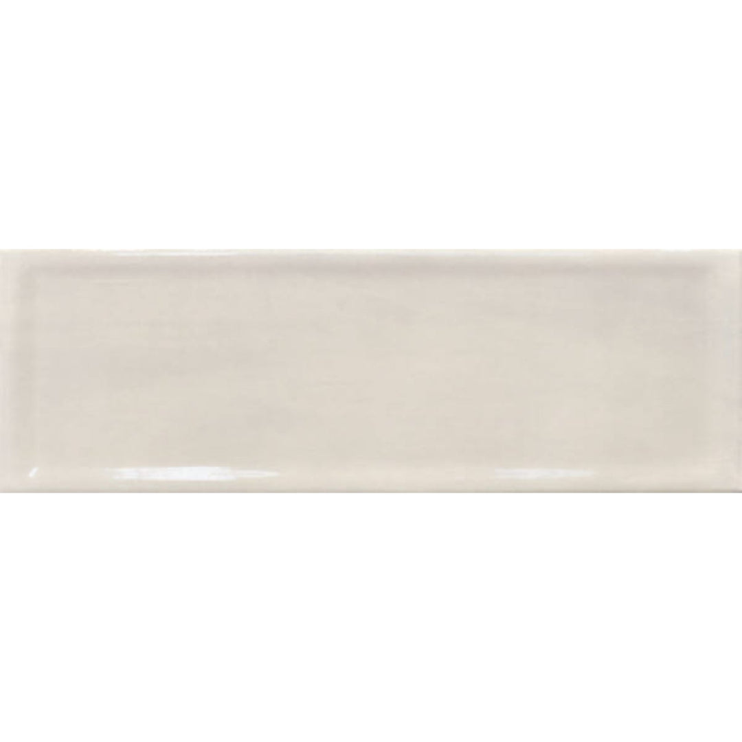 Happy Floors 4" x 12" Titan Glossy Ceramic Deco Edge Wall Tile