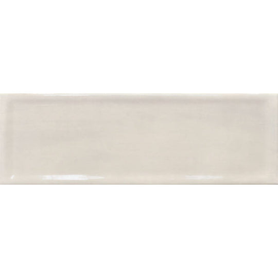 Happy Floors 4" x 12" Titan Glossy Ceramic Deco Edge Wall Tile