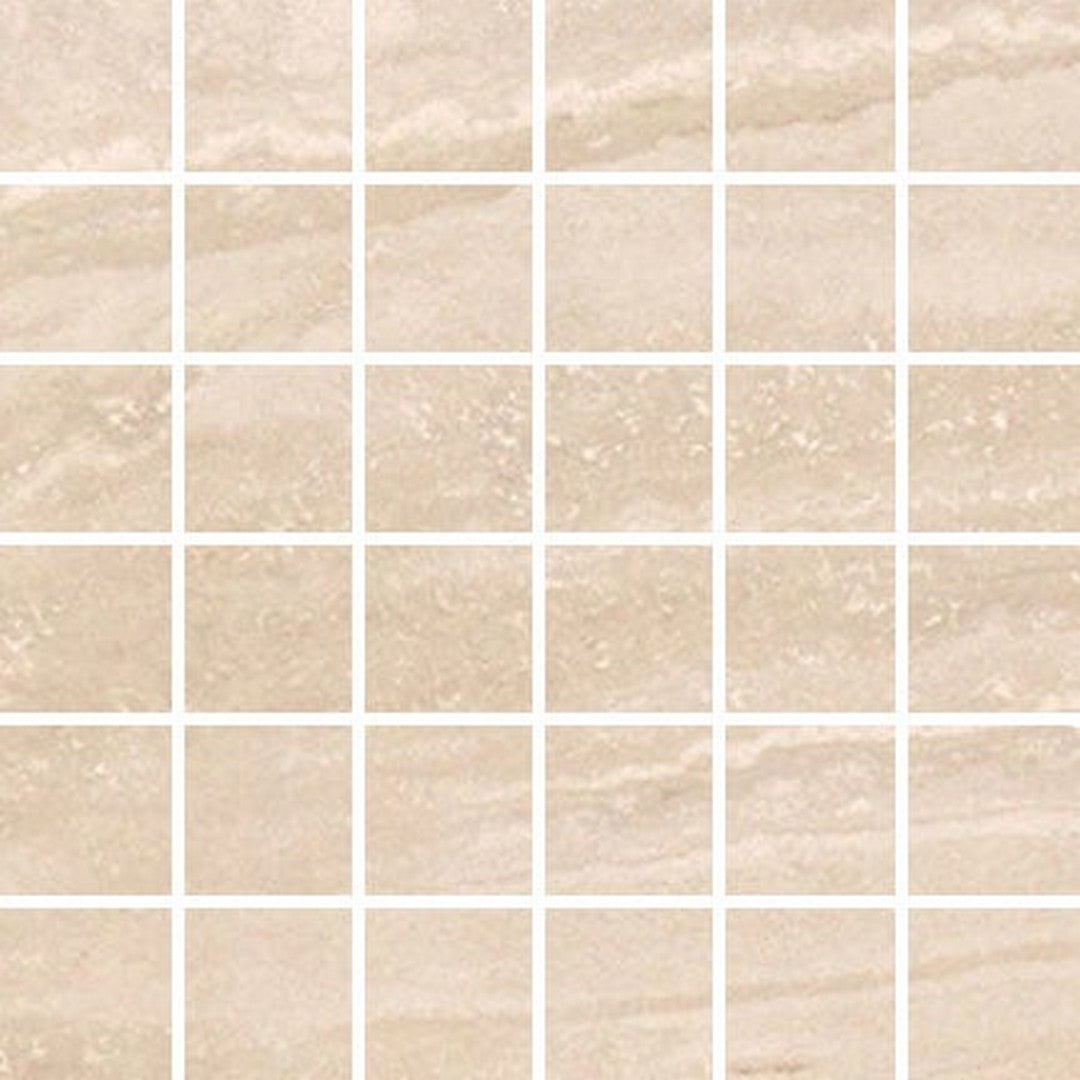 Floors 2000 Travertino 12" x 12" Matte Porcelain Mosaic 2"