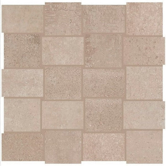 Chesapeake Delaware 12" x 12" Matte Interlocking Box Mosaic