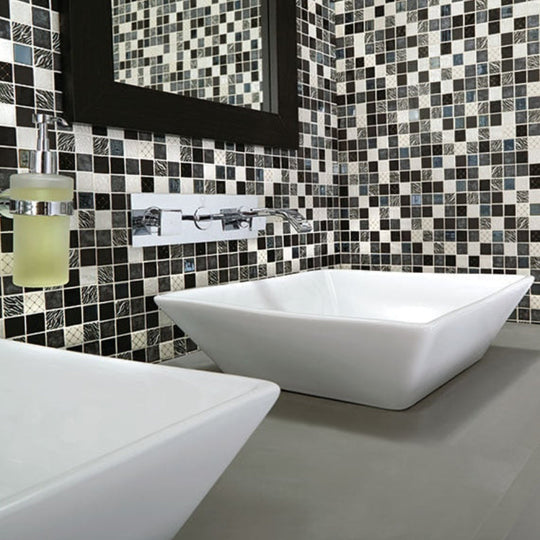 Daltile-Uptown-Glass-12.25-x-12.25-Glossy-Glass-1-Metro-Mosaic-Metro-Taupe