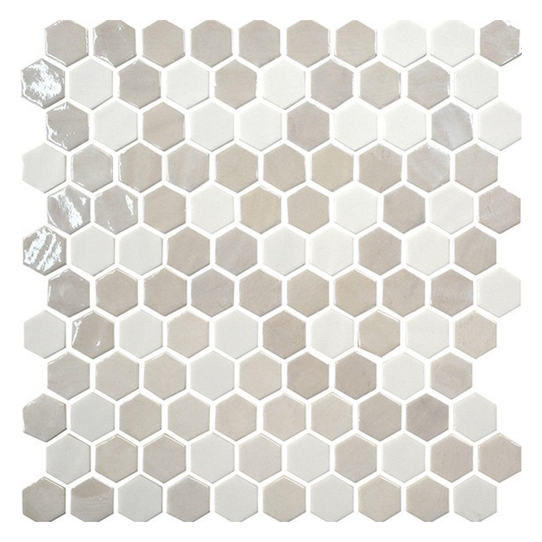 Daltile-Uptown-Glass-11-x-12-Mixed-Glass-1-Hexagon-Mosaic-Ebony