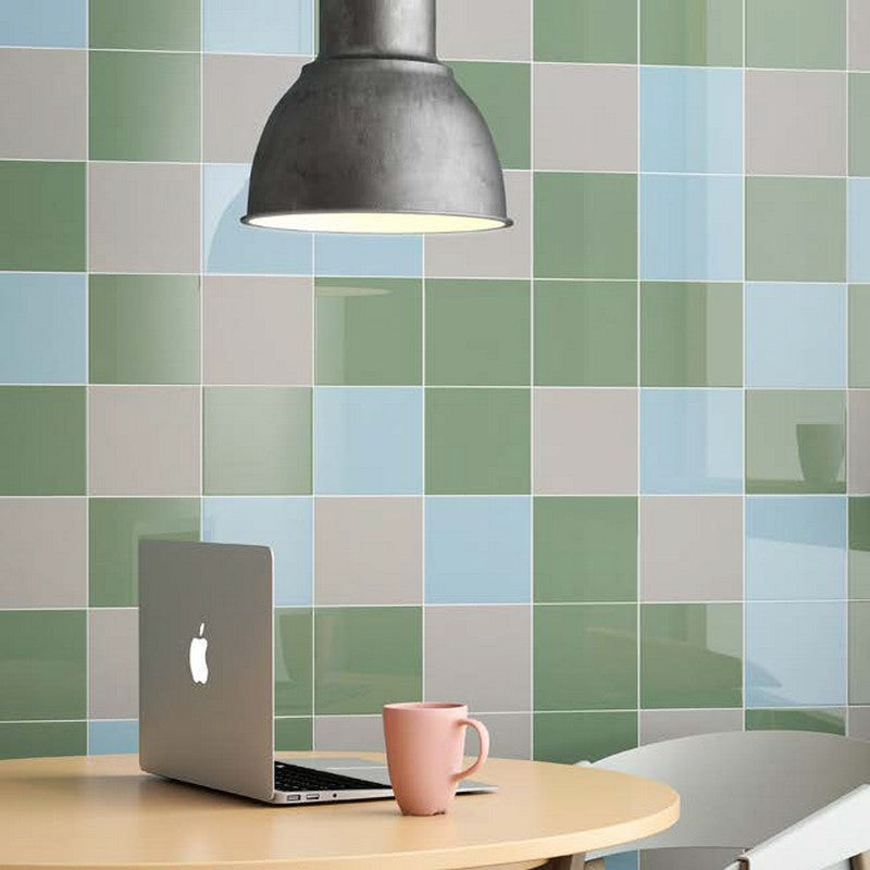 Roca-4-x-4-Color-Collection-Bright-Ceramic-Wall-Tile-Spring-Green
