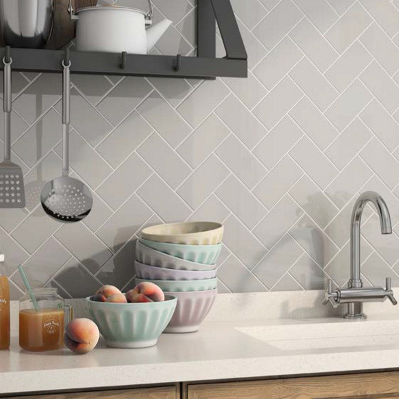 Roca-3-x-6-Color-Collection-Bright-Ceramic-Wall-Tile-Tender-Gray
