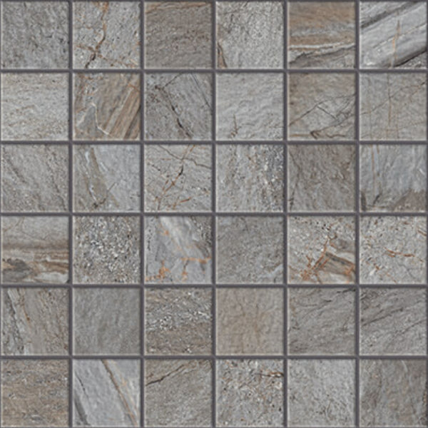 Happy Floors 12" x 12" Utah Natural Porcelain 2" Mosaic