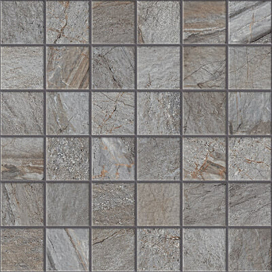 Happy Floors 12" x 12" Utah Natural Porcelain 2" Mosaic