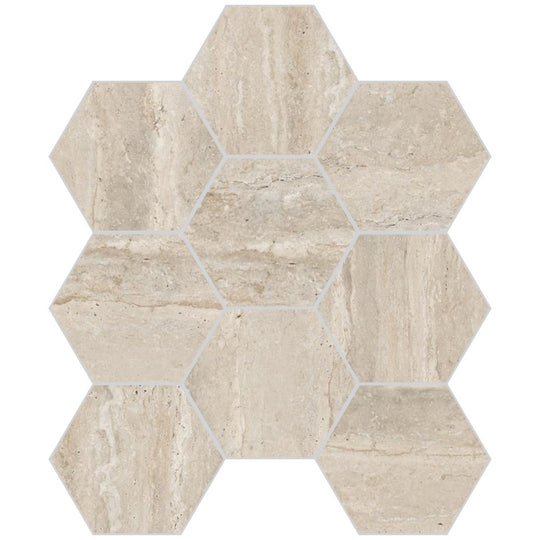 Emser Tile 9" x 11" Expanse Dynamix Matte Porcelain 3" Mosaic